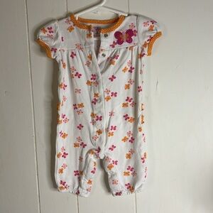 91 - Carter's Baby Onesie with Orange Trim